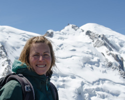 Selfie mit dem Mont Blanc