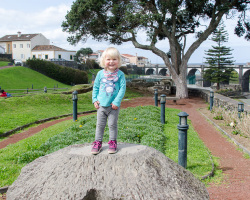 Stadtpark in Ribeira Grande