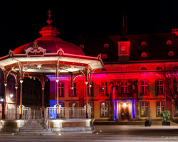 Rathaus und Pavillion