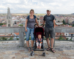 Familienfoto in Burgos