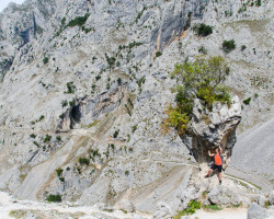 Felsformation vor Ruta del Cares