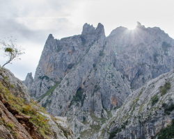 Sonne über den Picos de Europa