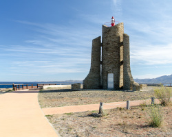 Leuchtsignal am Cap Cerbère