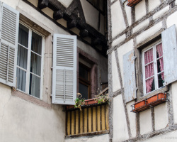 Fenster in Fachwerkhäusern