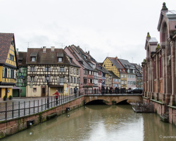 Fachwerkszene am Wasser
