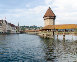 Kapellbruecke in Luzern, Schweiz