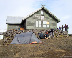 Fimmvörðuháls-Hütte