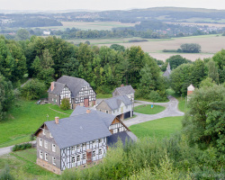 Sauerländer Dorf von oben