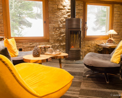 Aufenthaltsraum im Hotel Chalet Le Collet