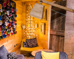 Aufenthaltsraum im Hotel Chalet Le Collet