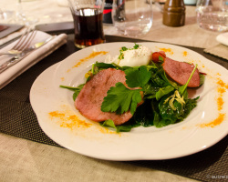 Vorspeise im Restaurant Pot au Feu