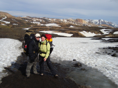 Wanderung auf dem Laugarvegur