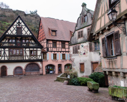 Häuserszene in Kaysersberg