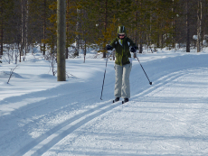 Langlaufskiversuch