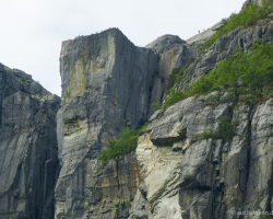 Preikestolen mit Menschen