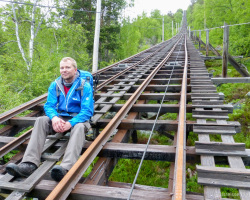 Pause auf der Mågelibanen