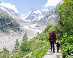 Wanderung zum Gletscher