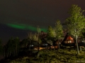Nordlichter über dem Lofoten Feriesenter