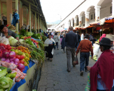 Obst- und Gemüsemarkt in Otavalo