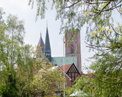 Stadtkulisse von Ribe