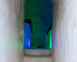 Schneehotel-Sauna