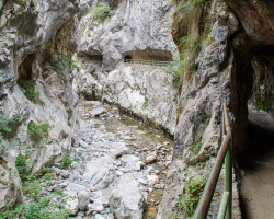 Längster Tunnel der Ruta del Cares