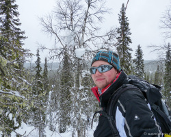 Jan beim Schneeschuhwandern