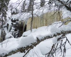 Rückblick auf die Eiswand