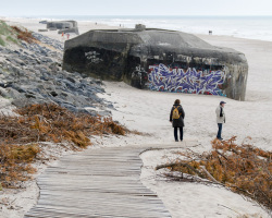 Søndervig Strand mit Bunkern
