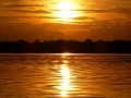Sonnenuntergang über der Laguna Grande