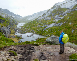 Stordalen im Regen