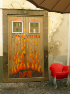 Türbemalung: Feuer in Altstadt