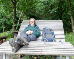 Pause im Teutoburger Wald