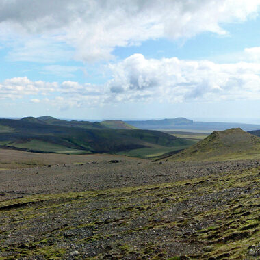 Panorama bei Vik in Südisland