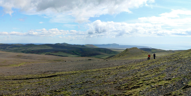 Panorama bei Vik in Südisland