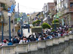 Glasverzierungen in Otavalo