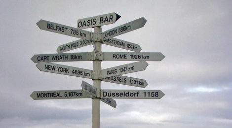 Wegweiser in Nordschottland