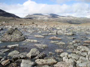 Fluss Skauta und Hochebene Skautflye