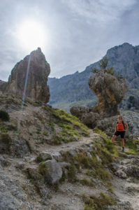 Felsformationen entlang der Ruta del Cares