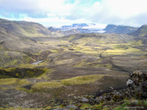 Islands Hochland mit Mýrdalsjökull