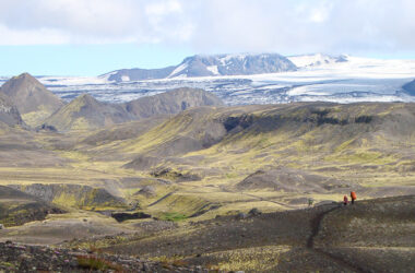 Isländisches Hochland entlang des Laugavegur