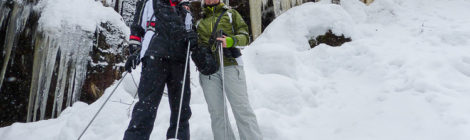 Schneeschuhwanderung in finnisch Lappland
