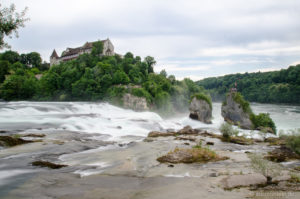 Rheinfall mit Langzeitbelichtung