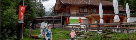 Voldertalhütte mit Kleinkindern