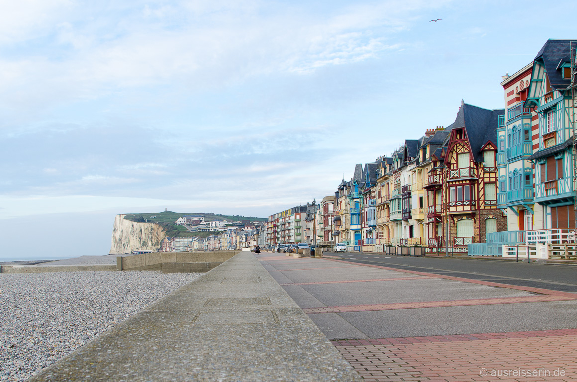 Promenade mit Villen in Mers-les-Bains