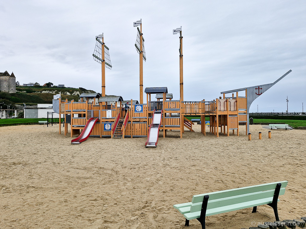 Piratenspielplatz in Dieppe