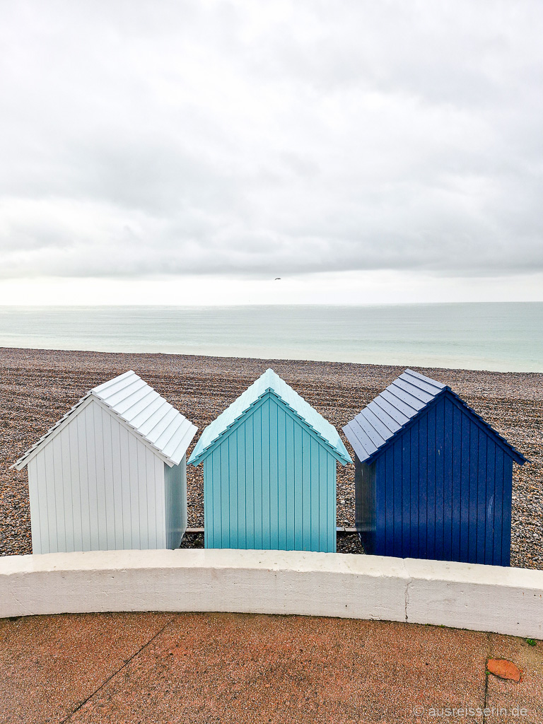 Strandhuetten in Dieppe