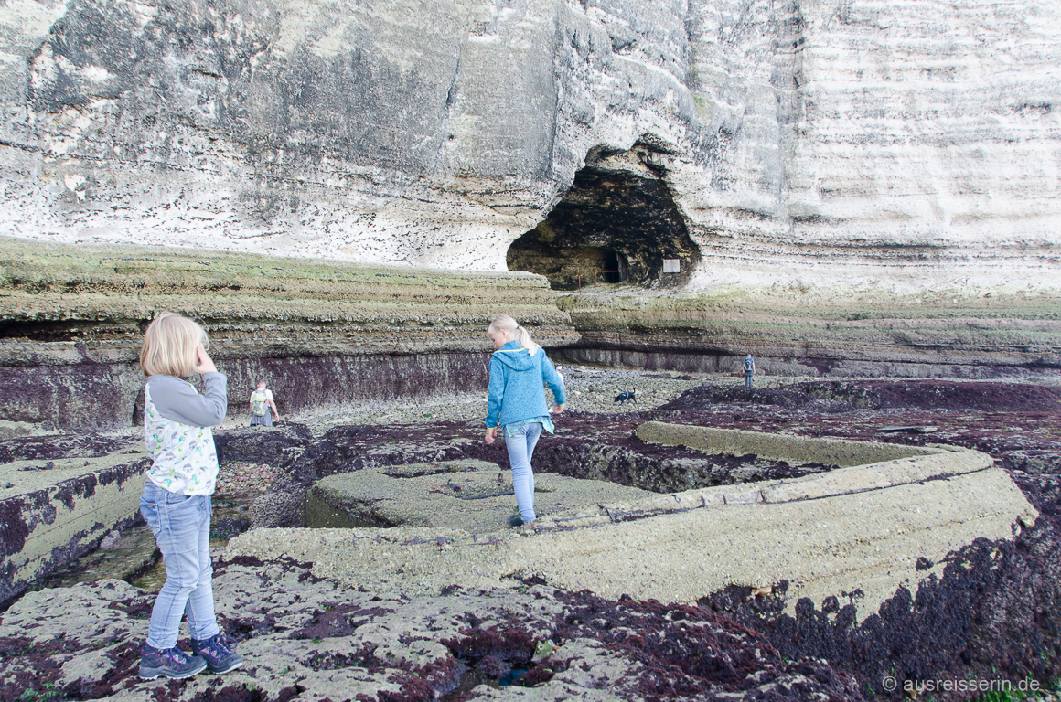 Hoehle Trou a l’Homme in Etretat