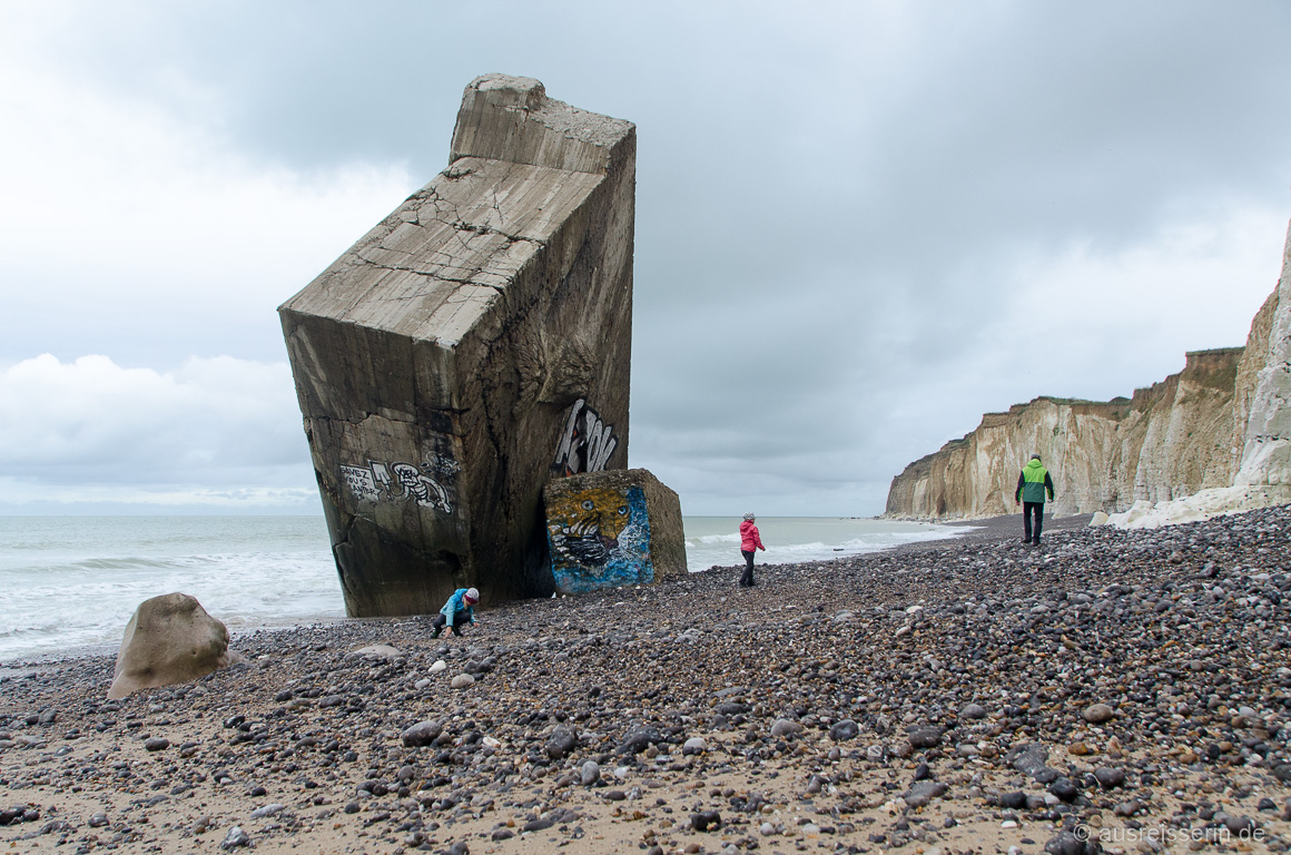 Bunker: Mahnmal am Strand von Quiberville