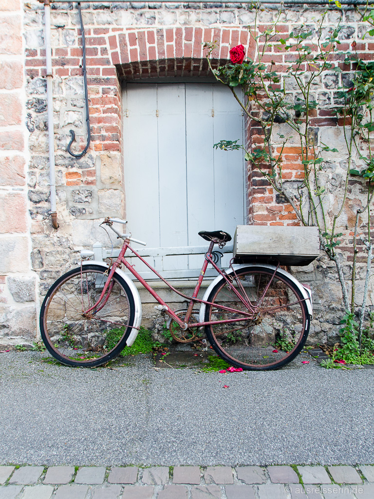 Fahrrad in Veules-les-Roses